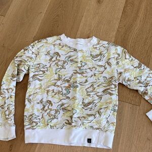 Treasure & Bond Multicolor Patterned Crewneck Sweater